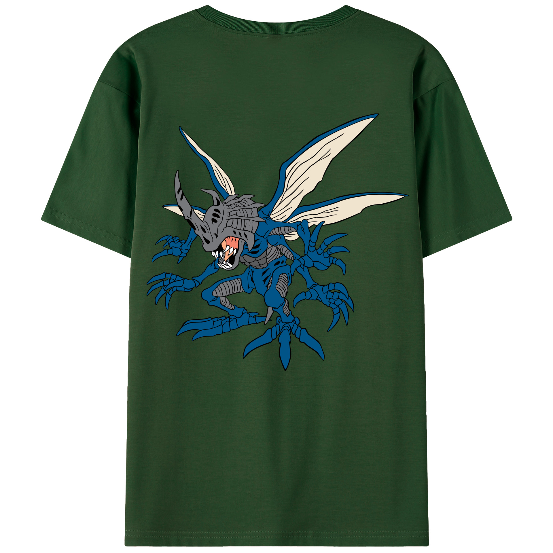 （画像用） Digimon デジタルモンスター/デジモン 綿100％半袖Tシャツ（背面プリント）